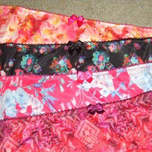 Goddess KAYLA Mid rise Brief Panties 3X/10 LOT 4